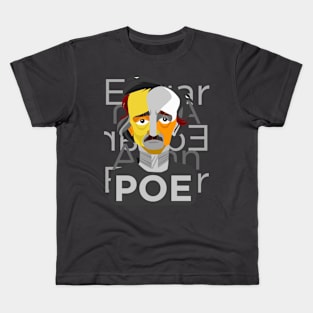 Edgar Allan Poe - Suicidal Poet Kids T-Shirt